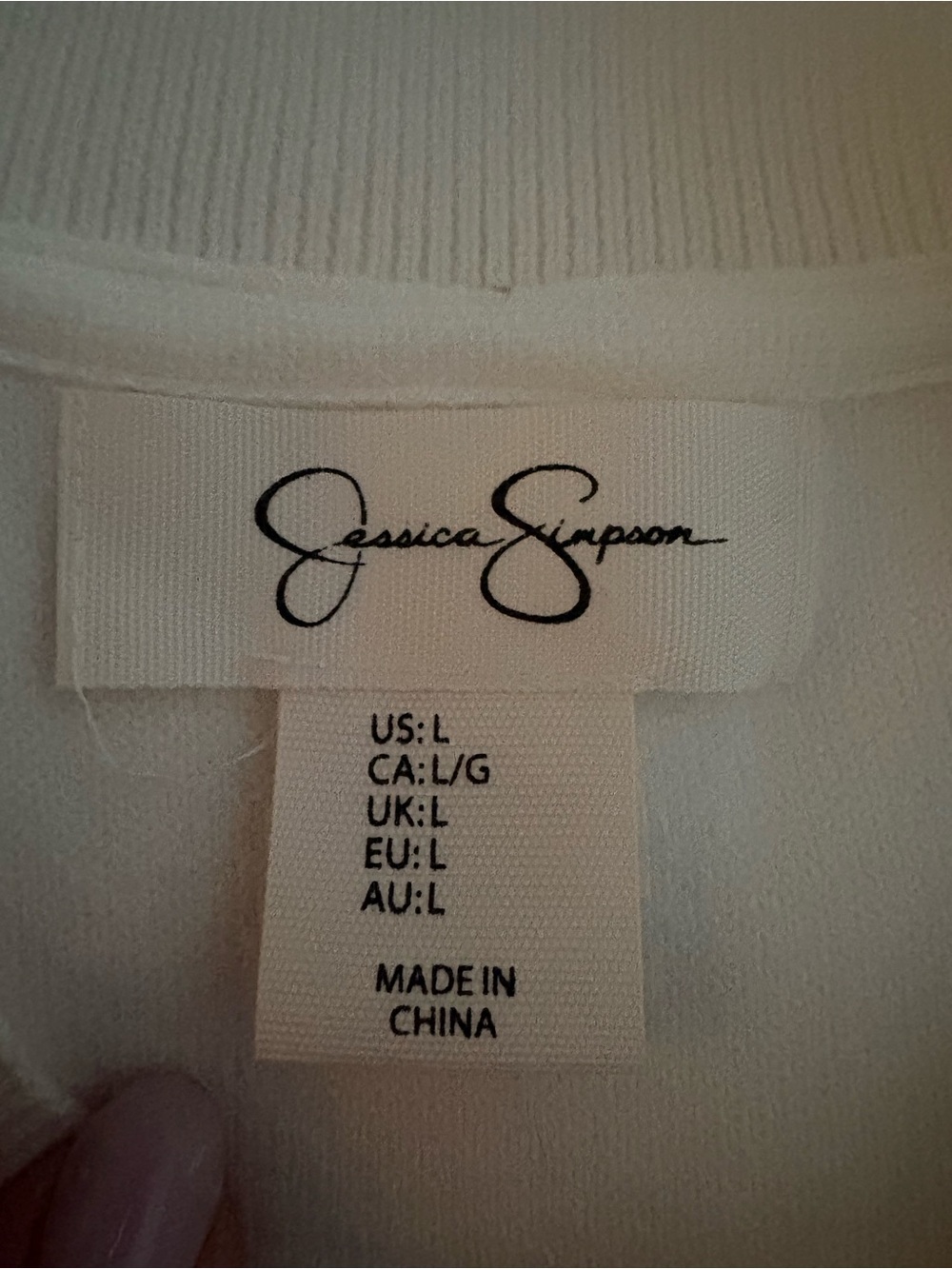 Jessica Simpson Cream Women’s Sweater